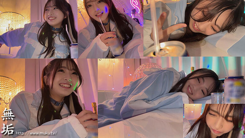 仕事終わりで終電を逃してBARで飲むコンカフェ嬢